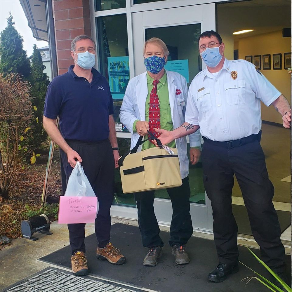 Harry Race Pharmacy preparing to administer the COVID-19 vaccine to first responders