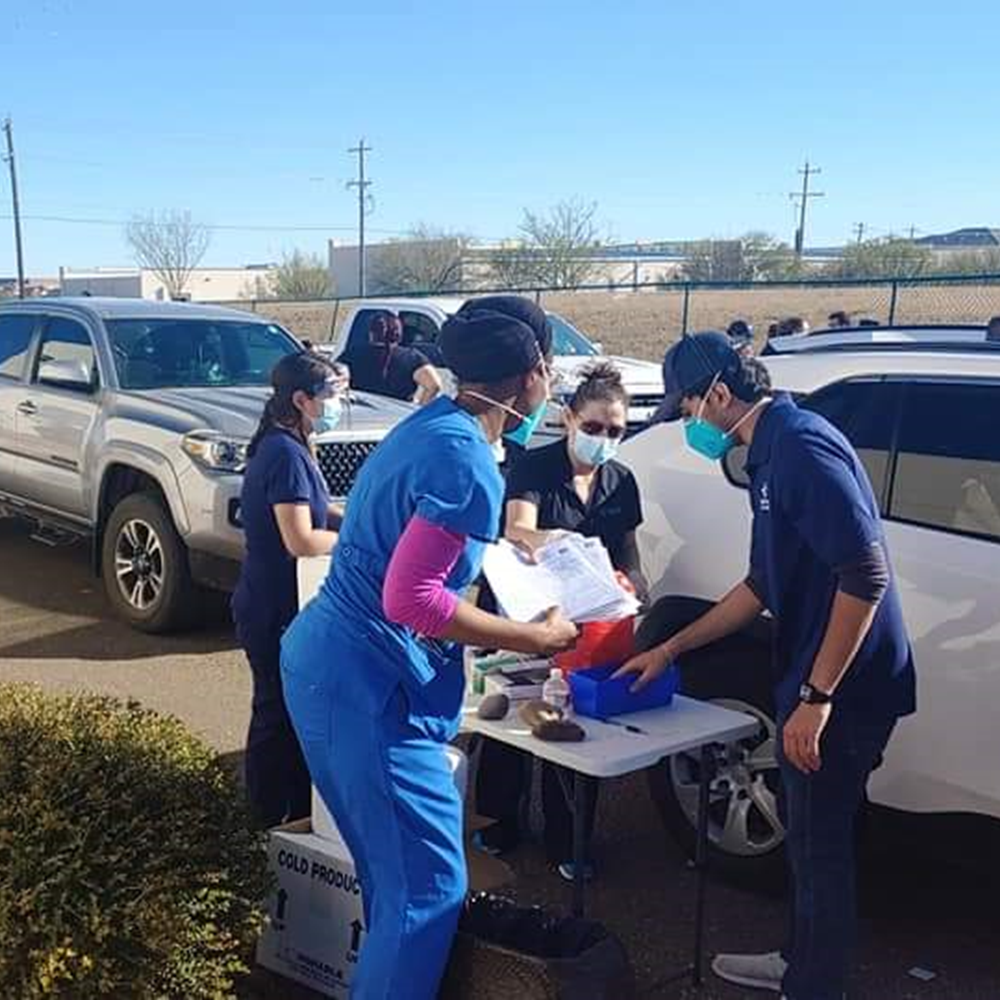 Healthville Pharmacy hosting a drive-thru COVID-19 vaccination clinic