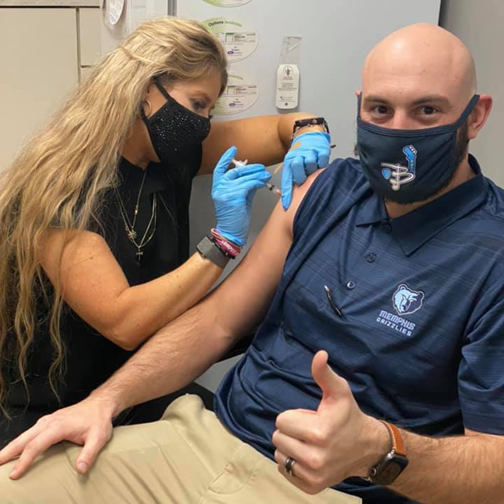 Hickory Hill Pharmacy administering COVID-19 vaccinations