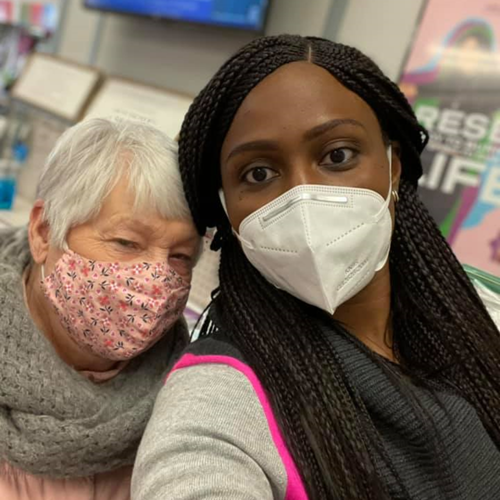 Springfield Pharmacy administering the COVID-19 vaccine
