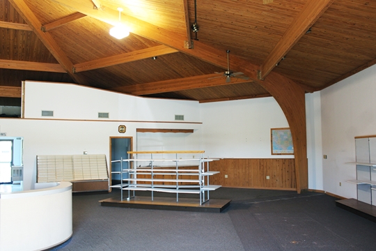 The inside of a pharmacy before transformation