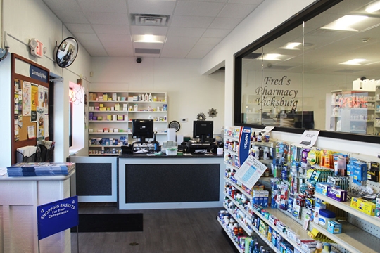 The inside of a pharmacy after transformation