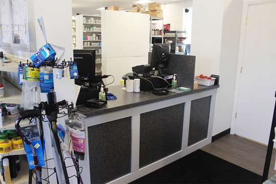 The inside of a pharmacy after transformation