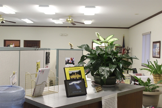 The inside of a pharmacy before transformation