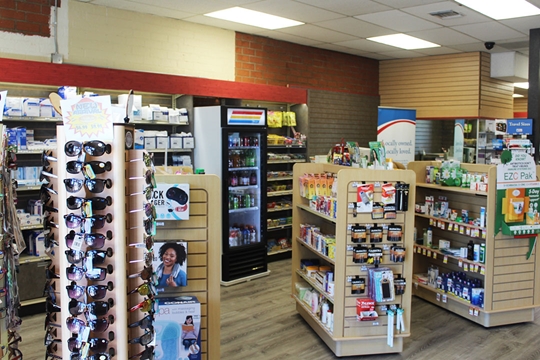 The inside of a pharmacy after transformation