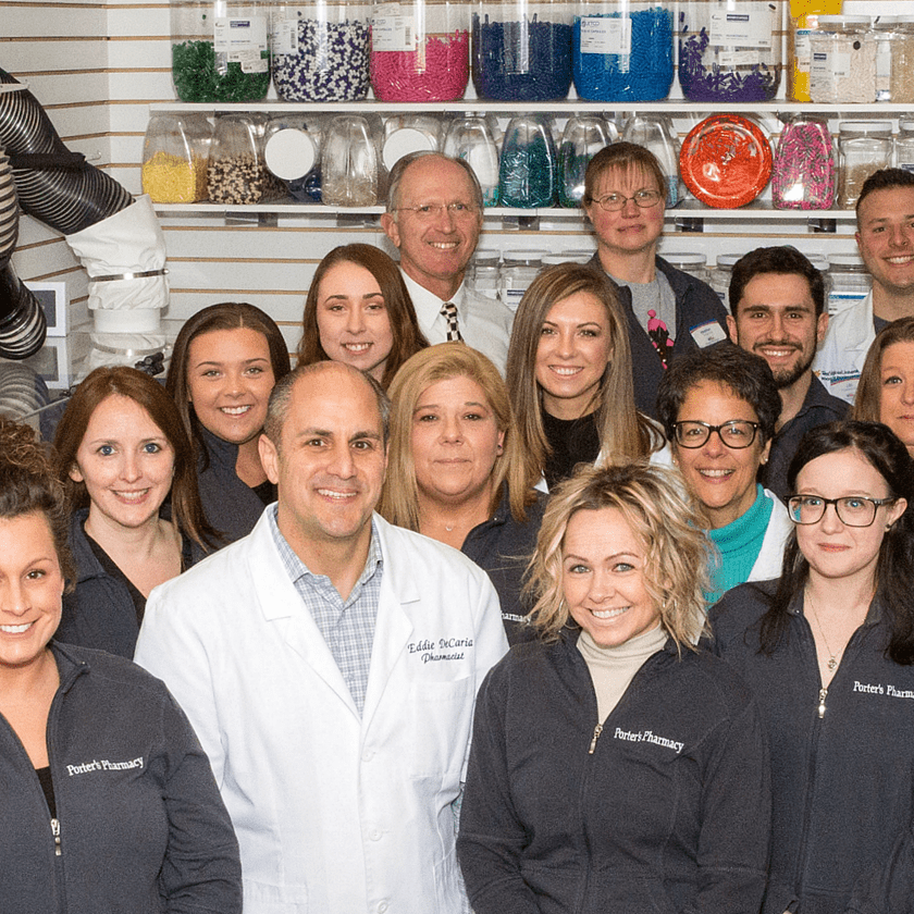 The staff at Porter's Pharmacy